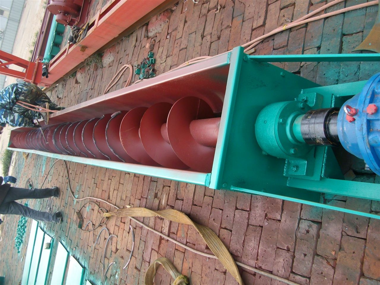 单管谷物绞龙螺旋输送机用途