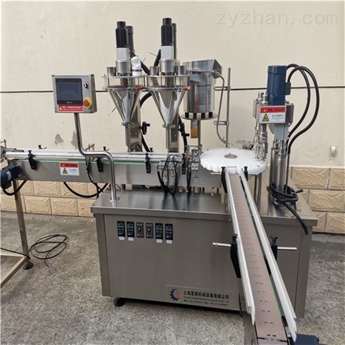 寧波粉劑灌裝旋蓋貼標(biāo)機(jī)生產(chǎn)線